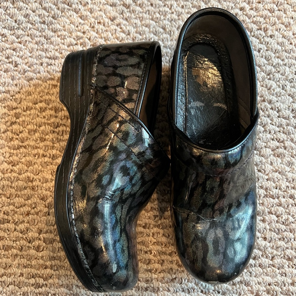 Dansko Pro Xp Leopard Print Clogs - image 2